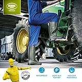 Bekina Agrilite Steplite Easygrip S4 leichte Sicherheitsstiefel wasserdicht für Herren und Damen mit Stahlkappe, Arbeitsstiefel für die Landwirtschaft mit Rutschfester Sohle, grün, EU 46 - 2