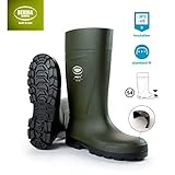 Bekina Agrilite Steplite Easygrip S4 leichte Sicherheitsstiefel wasserdicht für Herren und Damen mit Stahlkappe, Arbeitsstiefel für die Landwirtschaft mit Rutschfester Sohle, grün, EU 46 - 3