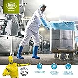 Steplite Easygrip S4 Sicherheitsstiefel für Herren und Damen mit Stahlkappe, rutschfeste Arbeitsstiefel beständig gegen chemische Reinigungsmittel, Lebensmittelindustrie, isolierend, blau EU 42 - 2