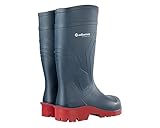 ALBATROS PROTECTOR PLUS S5 SRC – wasserdichter Sicherheitsstiefel und Arbeitsstiefel für Herren und Damen mit Stahlkappe & Durchtrittsschutz – blau rot Gr.42 - 6