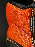 WOODSafe Herren Snijbestendige laarzen Schnittschutzstiefel, Schwarz Orange, 43 EU - 3