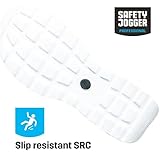 Oxypas Safety Jogger Arbeitsschuhe Damen – Antistatische und rutschfeste Sicherheitsschuhe Herren, Leichter Clog für Medizin, Pflege und Gastro, Antibakteriell, Weiss, EU 39/40 - 2
