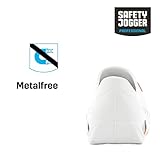 Oxypas Safety Jogger Arbeitsschuhe Damen – Antistatische und rutschfeste Sicherheitsschuhe Herren, Leichter Clog für Medizin, Pflege und Gastro, Antibakteriell, Weiss, EU 39/40 - 5