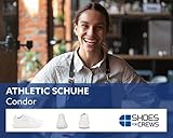 Shoes for Crews Condor, Arbeitsschuhe Damen mit Rutschfester Laufsohle, Atmungsaktiv und Spritzwassergeschützt, Damen Sneaker Weiß - 7