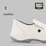SAFETY JOGGER Unisex X0500 Food Service Shoe, Weiß White L Grey, 39 EU - 5