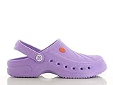 Safety Jogger, Clogs für Damen, leichter Sicherheitsschuh für Herren, ideal für Krankenhaus, Küche oder Garten, rutschfester und stoßdämpfender Theaterschuh, Sonic Purple - 6