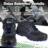 Safetytex Thermo Arbeitsschuhe S3 Winterschuhe Winterstiefel Sicherheitsschuhe Leder gefüttert knöchelhoch - 5