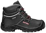 ELTEN Herren Elten sikkerhedssko Renzo Mid S3, mænd, letvægt, sort, stålhætte, kuldeisolering, Gore-tex, GTX ESD S3 Sicherheitsstiefel, Schwarz, 43 EU - 2