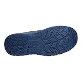 Herren Reis Sicherheitsschuhe Arbeitsschuhe Schutzschuhe Schnürsenkel (44 EU, Blau) - 5
