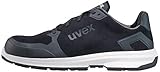 Uvex 1 Sport S3 ESD Sicherheitsschuhe für Herren – Bequeme & Atmungsaktive Arbeitsschuhe für Männer – Leichte & Ergonomische Halbschuhe Velours ,Schwarz,38 EU - 4
