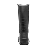 Dunlop Sicherheitsstiefel S5 H142011 mit Stahlkappe und Stahlsohle 40, Unisex-Erwachsene Langschaft Gummistiefel, Schwarz (schwarz(zwart) 00), 40 EU - 5