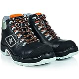 ruNNex Sicherheitsschuhe S3 Arbeitsschuhe mit Alu-Kappe, baugeeignet, 42, schwarz, 5308 - 7