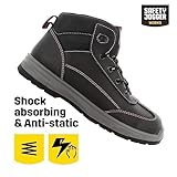 Safety Jogger Force2 Force 2, Unisex-Erwachsene Sicherheitsschuhe, Schwarz (BLK), EU 39 - 4
