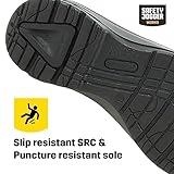 Safety Jogger Force2 Force 2, Unisex-Erwachsene Sicherheitsschuhe, Schwarz (BLK), EU 39 - 5