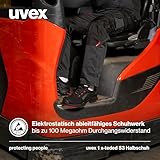 Uvex Sicherheitshalbschuh / Arbeitsschuh „One“ 8516 S3, schwarz/rot, Weite: 11, Größe: 36 - 4