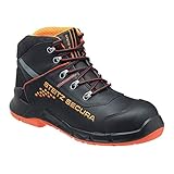 Steitz Secura C47170 ESD VX 7600 S3 Halbstiefel, Schwarz/Orange, XB Weite, 42 Größe