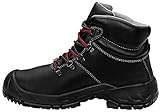 ELTEN Herren Elten Sikkerhedssko S3, mænd, letvægt, sort, stålhætte Sicherheitsschn rstiefel Renzo XXW Mid ESD S3 Gr e 44, Schwarz, 44 EU - 9