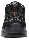 ELTEN Sicherheitsschuhe Senex BOA® ESD S3, Herren, sportlich, klassisch, schwarz, rot, Aluminiumkappe, Größe 45 - 4