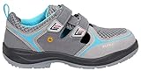 ELTEN Sicherheitsschuhe MILA aqua Easy ESD S1, Damen, sportlich, leicht, grau/aqua, Stahlkappe, Klettverschluss - Größe 39 - 6