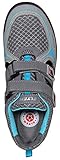 ELTEN Sicherheitsschuhe MILA aqua Easy ESD S1, Damen, sportlich, leicht, grau/aqua, Stahlkappe, Klettverschluss - Größe 39 - 7