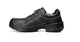ELTEN Herren Elten Sikkerhedssko S3, mænd, letvægt, sort, stålhætte Sicherheitshalbschuh Renzo Low ESD S3 Gr e 44, Schwarz, 44 EU - 2