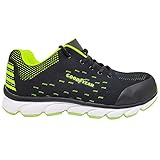 Goodyear Männer Frauen Unisex Arbeitskleidung Sport Comfort Sole Composite Metal Free Safety Toe & Midsole Arbeitssicherheit Trainer S1P SRA, Schwarz / Grün, 43 EU - 10