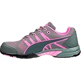 Puma 642910 Celerity KNIT Pink WNS Low – S1 HRO SRC Damen Sicherheitshalbschuh 38 Grau/Pink - 2