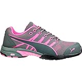 Puma 642910 Celerity KNIT Pink WNS Low – S1 HRO SRC Damen Sicherheitshalbschuh 38 Grau/Pink - 3