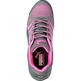 Puma 642910 Celerity KNIT Pink WNS Low – S1 HRO SRC Damen Sicherheitshalbschuh 38 Grau/Pink - 5