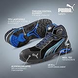 Puma 632250-256-45 Rio Mid S3 SRC Sicherheitsschuhe Größe 45, Schwarz, Grau/Blau/Weiß - 2