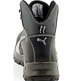 Puma Safety Shoes Cascades Mid S3 HRO SRC, Puma 630210-202 Unisex-Erwachsene Sicherheitsschuhe, Schwarz (schwarz/weiß 202), EU 40 - 7