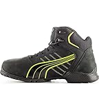 Puma Safety Puma Sicherheitshochschuhe Metro Protect Amsterdam Mid 63.224.0 Sicherheitsstiefel S3 SRC, Schwarz, Gelb, 44 EU - 3