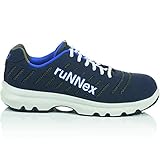 ruNNex® S1P-ESD-Sicherheitshalbschuh FlexStar, blau/weiß/grau, Gr. 44 - 3