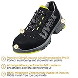 Uvex Herren Uvex 1 8543842 Sicherheitsschuh S1 Groe e 42 Schwarz Paar, Lime Schwarz, EU - 8