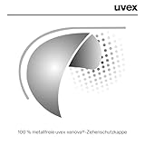 Uvex 1 X-Tended Support Arbeitsschuhe – Sicherheitsschuhe S1 SRC ESD – Schwarz/Rot, Größe 43 - 8