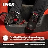 Uvex Herren Uvex 1 X-tended Support Arbeitssneaker, Schwarz Rot, 42 EU - 2