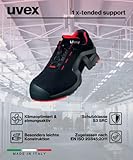 Uvex Herren Uvex 1 X-tended Support Arbeitssneaker, Schwarz Rot, 42 EU - 5