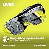 Uvex 1 – Arbeitsschuhe – Sicherheitsschuhe S1 SRC ESD – leicht & rutschfest – mit Schuhbeutel – Lime-Schwarz – 45 - 3