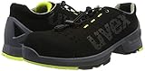 Uvex 1 Männer-Sicherheitsschuh – S1 SRC ESD – Schwarz/Lime – Gr. 46 - 13