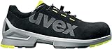 Uvex 1 – Sicherheitsschuhe S2 SRC ESD – Lime-Schwarz, Größe:45 - 2